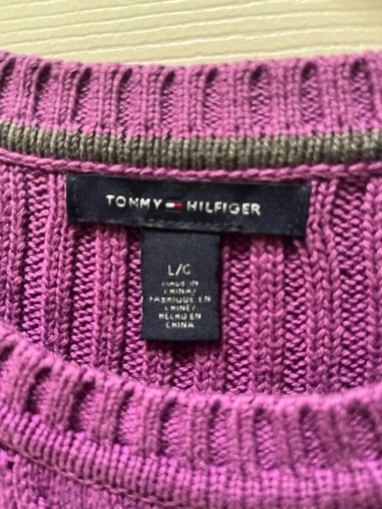 Tommy Hilfiger Women's Bright Purple Sweater - Picture 2 of 6